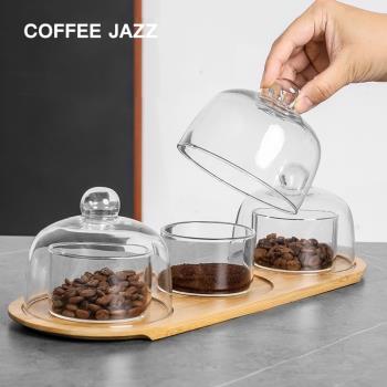 COFFEEJAZZ咖啡聞香罩咖啡杯測鎖香杯透明玻璃罩甜品展示咖啡器具