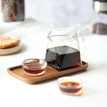 日式錘紋咖啡品杯耐熱玻璃分享壺手沖咖啡分享壺杯套裝公道杯茶杯