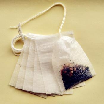 一次性泡茶袋 6*8cm 玉米纖維 抽線空茶包 茶葉過濾袋 自制袋泡茶
