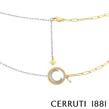 【CERRUTI 1881】義大利經典CRISTALES項鍊 限量2折 全新專櫃展示品 原廠禮盒包裝(CN1402)