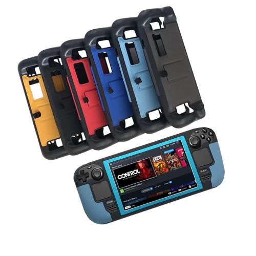 steam deck支架保護套sd全包保護殼硬殼一體防摔超薄deck拼色套殼