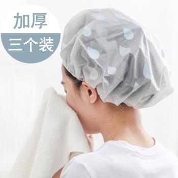 頭套可愛韓國家用洗澡浴帽女防水