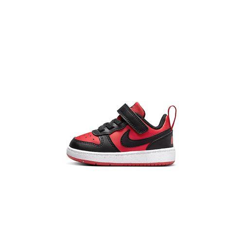 Nike Court Borough Low Recraft 小童 黑紅 魔鬼氈 包覆 休閒鞋 DV5458-600