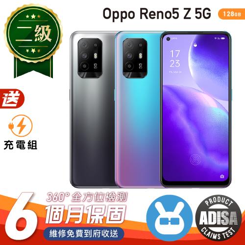 福利品】Oppo Reno 5 Z 5G 6.43吋(8G/128G) 保固6個月贈副廠充電組