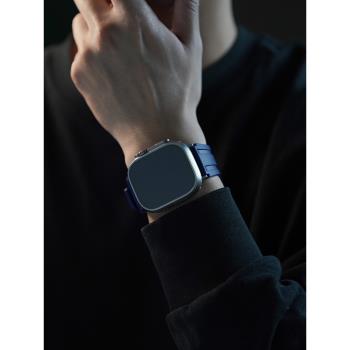適用蘋果手表iwatch表帶applewatchultra錶帶watch apple保護殼膜iwatchs7/s8手表帶高級感硅膠ultra男士男生