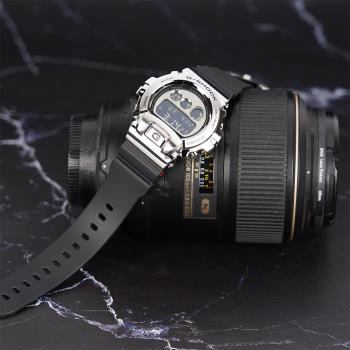CASIO 卡西歐 G-SHOCK DW-6900 25周年金屬手錶(GM-6900-1)