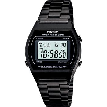 CASIO 卡西歐 經典標準電子錶-黑(B640WB-1A)