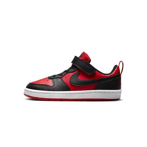Nike Court Borough Low Recraft 中童 黑紅 魔鬼氈 包覆 休閒鞋 DV5457-600