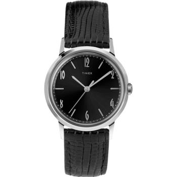 【TIMEX】天美時 Marlin系列 紳士的象徵機械錶 (黑 TXTW2T18200)