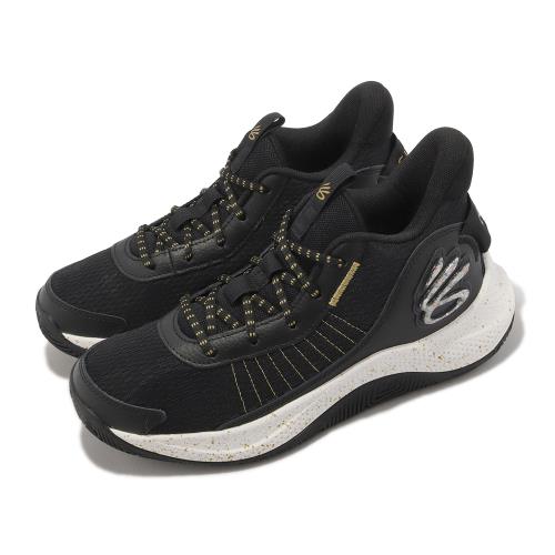 Under Armour 籃球鞋Curry 3Z7 男鞋黑白子系列緩衝運動鞋UA 3026622001