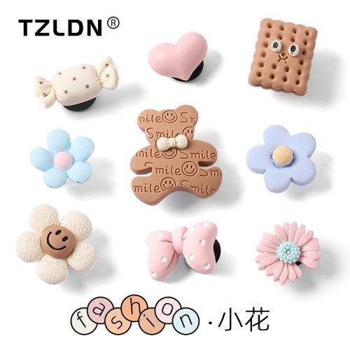 洞洞鞋配飾卡通可愛滴塑鞋上裝飾彩色可diy可拆卸配件少女心鞋花