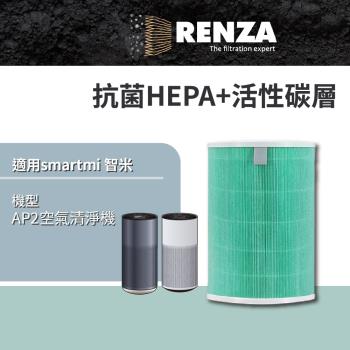 適用 smartmi 智米 AP2空氣清淨機 抗菌HEPA+活性碳二合一濾網 濾芯