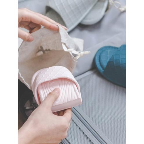 旅行可折疊拖鞋便攜女防滑耐磨旅游出差洗澡男超輕火車飛機涼拖