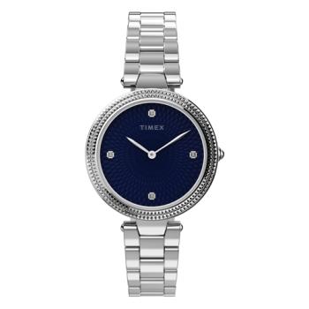 【TIMEX】天美時 風格系列 優雅知性女錶 (深藍x銀 TXTW2V24000)