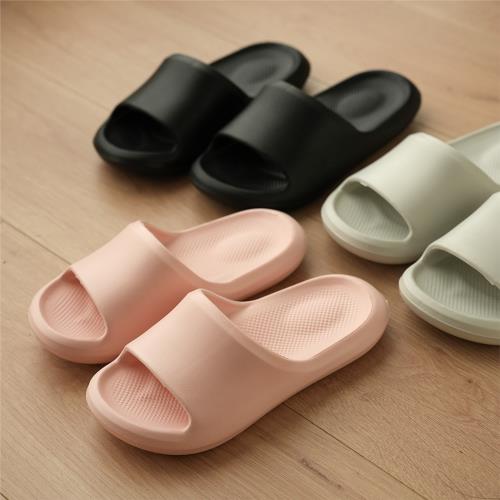 舒適好穿 防滑靜音銀離子情侶十色可選 日系男女居家輕便防滑拖鞋