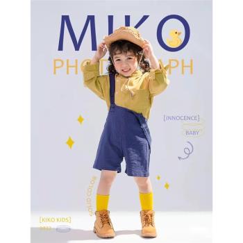 兒童小清新主題寫真服裝新款影樓6-7歲女孩藝術照模卡攝影拍照衣