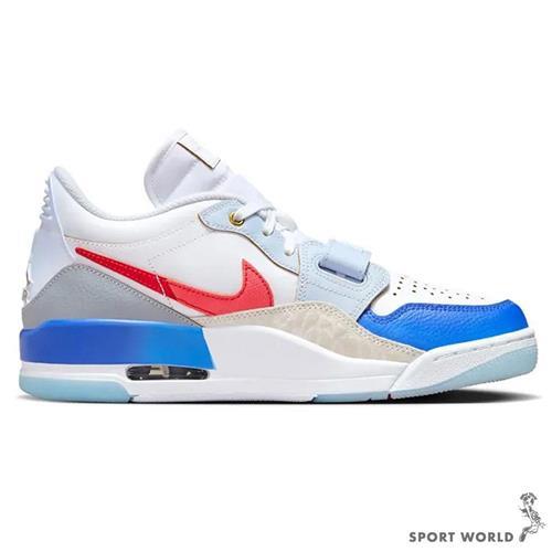 Nike 男鞋籃球鞋休閒鞋Air Jordan Legacy 312 Low 白藍【運動世界