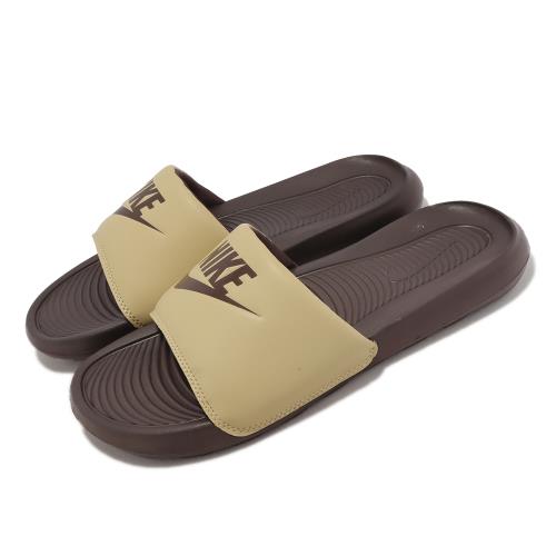 Nike 拖鞋 Victori One Slide 男鞋 綠 棕 一片拖 運動拖鞋 CN9675-701