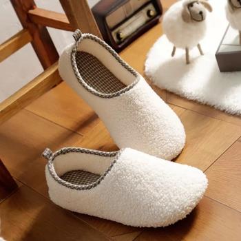 冬季棉拖鞋女士家用新款家居室內包跟全包棉鞋保暖防滑情侶款冬天