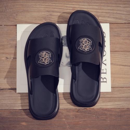 男士拖鞋夏外穿ins潮男涼拖鞋外出潮流時尚涼鞋潮牌軟底一字潮拖