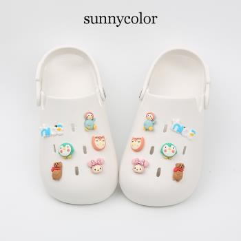 SUNNY COLOR卡通外穿女款洞洞鞋