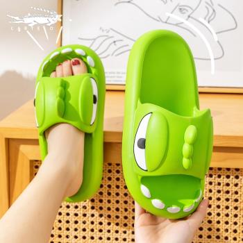 鱷魚夏季卡通洗澡軟底兒童涼拖鞋