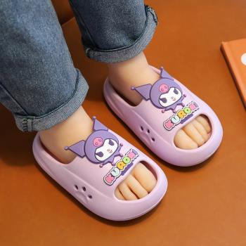 三麗鷗夏季可愛家居室內兒童拖鞋
