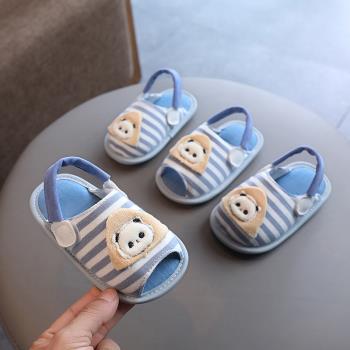 1-3歲靜音嬰幼兒卡通男童拖鞋