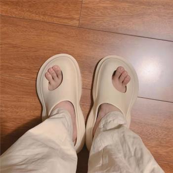 網紅ins潮室外包頭厚底洞洞鞋