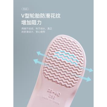 智庭夏天沖涼浴室拖鞋女夏洗澡男士舒適防滑柔軟室內家用涼拖託鞋