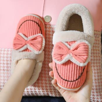 春秋棉拖鞋女夏季孕婦居家用保暖防滑產后月子鞋防滑包跟加絨軟底
