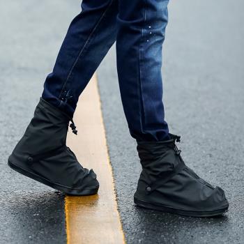 鞋套防水下雨天防滑加厚耐磨底防雨鞋套男透明塑料鞋套女防雨神器