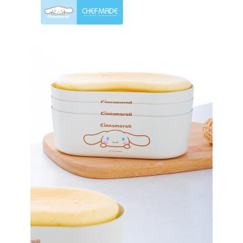 chefmade芝士蛋糕模具橢圓形日式家用不沾海綿盒乳酪蛋糕烘焙工具