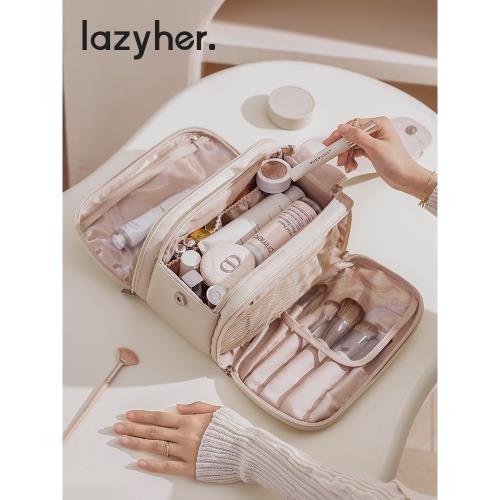 化妝包2025新款便攜洗漱旅行高端大容量護膚品化妝刷化妝品收納包