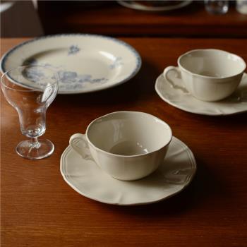 收集時光 Camus say薩爾咖啡杯碟 中古復刻 陶瓷咖啡杯碟一套