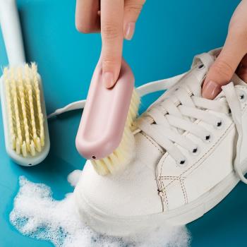 鞋刷子家用軟毛長柄板刷洗衣刷擦鞋洗鞋工具多功能不傷鞋清潔刷子