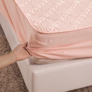 純棉床笠單件夾棉加厚席夢思床墊保護罩防滑固定床套床罩乳膠墊套