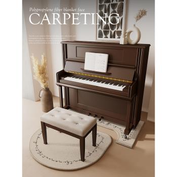 鋼琴專用隔音墊靜音吸音消音腳墊減震防震降噪地毯家用鋼琴凳地墊