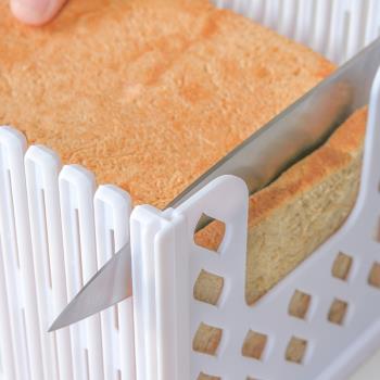 吐司面包切片器切割架切面包器家用吐司分片機烘焙工具土司輔助器