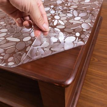 PVC桌布防水防油防燙免洗北歐餐桌布軟塑料玻璃透明桌面茶幾墊厚