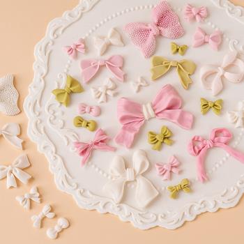 多款蝴蝶結造型翻糖蛋糕裝飾硅膠模具DIY巧克力烘焙生日用具甜品