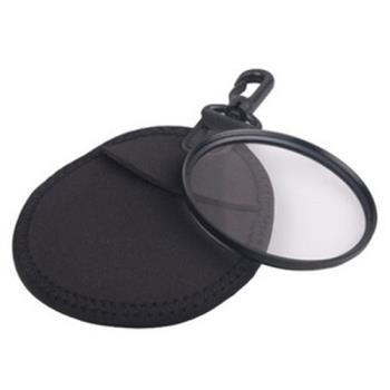 圓形濾鏡包 UV CPL ND濾鏡袋 加厚潛水防震濾鏡收納袋 帶腰帶掛鉤