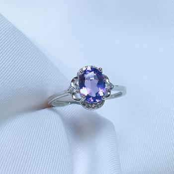 撿漏天然烏拉圭高品質紫水晶戒指