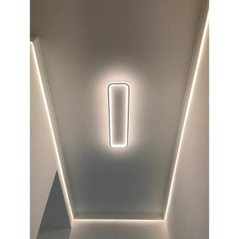 過道燈走廊燈長條led吸頂燈具現代簡約陽臺衣帽間廚房衛生間燈具