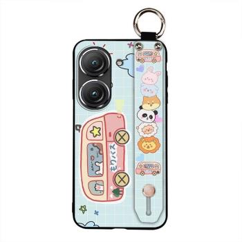 適用華碩Zenfone9手機殼動漫可愛矽膠搞怪散熱奢華青春軟殼卡通