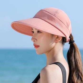 大沿女防曬夏季戶外時尚遮陽帽