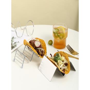 西餐廳塔可餅架Taco Holder墨西哥卷餅架子玉米餅架創意蝦仁餅架