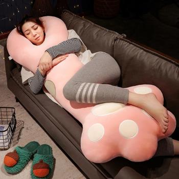 女生睡覺抱枕夾腿神器抱著枕頭網紅款長條巨型玩偶成人可愛大貓爪