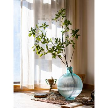 掬涵仿真植物馬醉木日本吊鐘單支侘寂假樹枝客廳桌面綠植插花裝飾