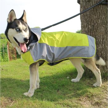 大型犬雨衣阿拉斯加金毛德牧防水透氣雙層寵物大狗雨衣防曬防風衣